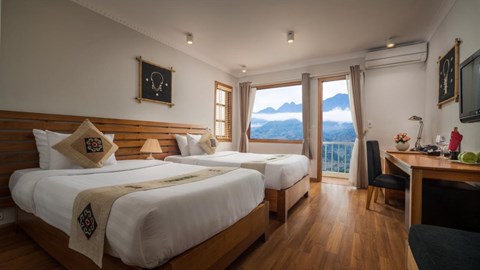 [Free&Easy Sapa] 01 đêm Khách sạn 3* SUNNY MOUNTAIN 
