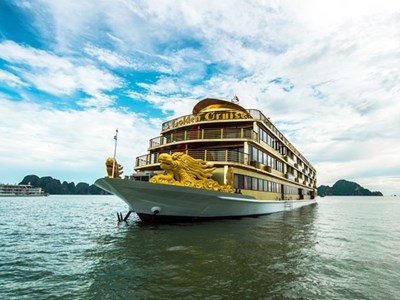 [Free&Easy Hạ Long] Du thuyền 5* Golden Cruise 9999 Hạ Long