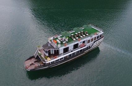 [Free&Easy Hạ Long] Du thuyền 3* Legend White Dolphin  Cruises (8 Cabins)