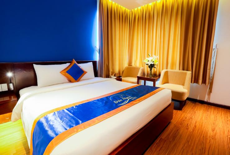 Phòng ngủ của khách sạn Đảo Ngọc